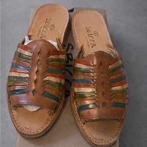 Sbicca Lawrin multi color sandals